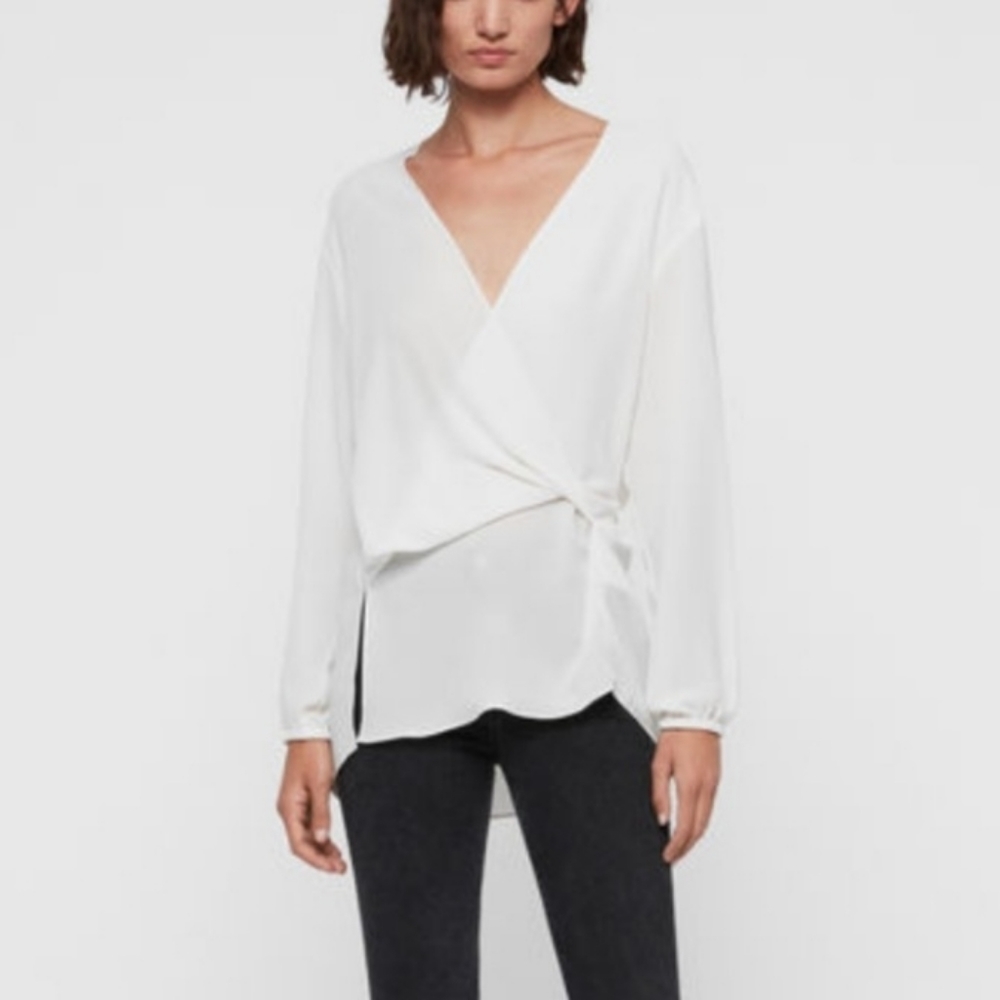 All Saints Drapey Blouse